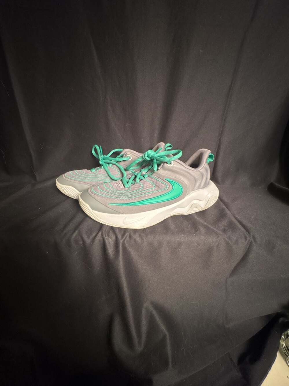 Nike Giannis Immortality 4 Smoke Grey Stadium Green Basketball Shoes